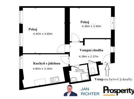 BytKonevova_floorplan_gfx8gepm202f584urscniss4b | Prodej bytu, 2+1, 64 m²