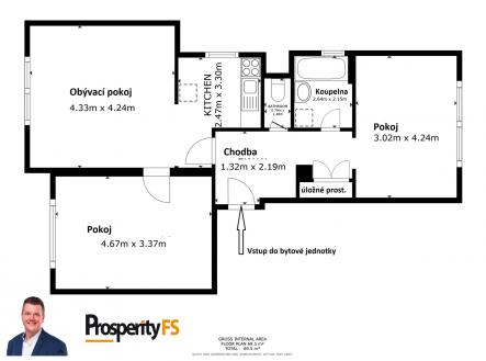 tk_Floor1_6hw0x6uaiqzqgzhtu7f9x264a | Prodej bytu, 3+kk, 84 m²