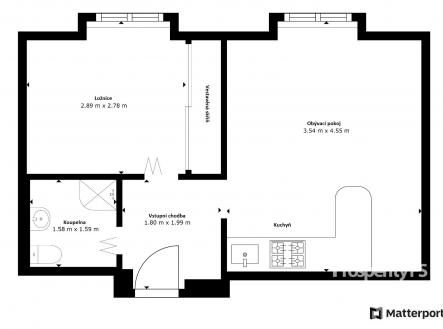 8c377a95-9042-49dc-903b-d1838385d419 | Pronájem bytu, 1+1, 29 m²