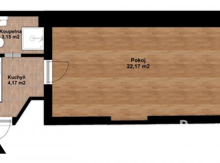 6262-Hostinne | Prodej bytu, 1+1, 28 m²