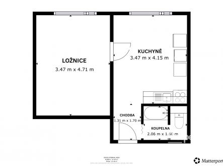 LOŽNICE | Prodej bytu, 1+1, 35 m²