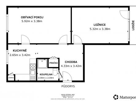 OBÝVACÍ POKOJ | Prodej bytu, 2+1, 62 m²