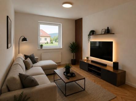 Obyvák_AI | Pronájem bytu, 3+1, 58 m²