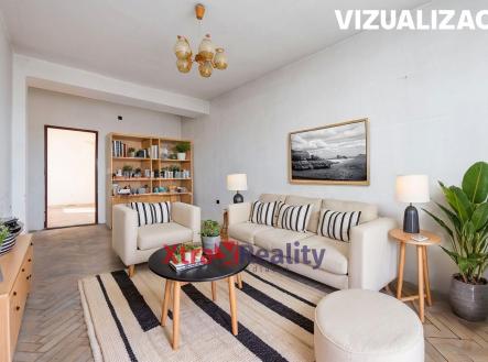 2 - vizualizace | Prodej bytu, 2+1, 54 m²