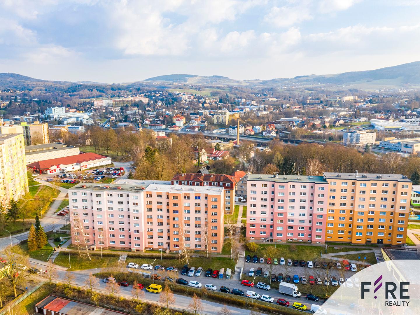 Prodej byt 2 + kk, 42㎡|Liberecký kraj, Liberec, Liberec (nečleněné město), Liberec VI-Rochlice, Na Ž