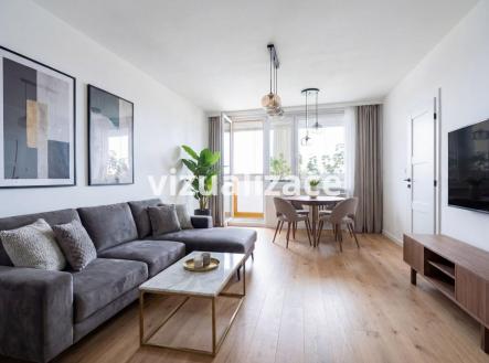 obývací pokoj vizualizace.jpg | Prodej bytu, 5+kk, 113 m²