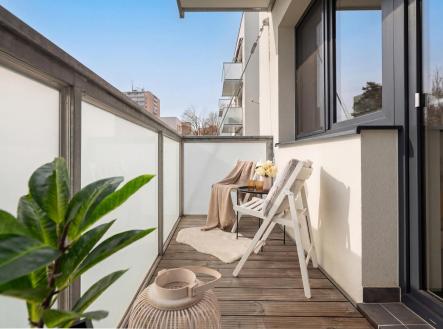 balkon | Prodej bytu, 4+kk, 83,6 m²