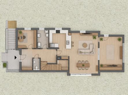 Dispozice je jen výsledkem Vaší představivosti | Prodej - dům/vila, 150 m²