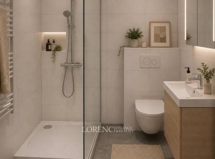 Vizualizace_byt_III | Pronájem bytu, 2+kk, 37 m²