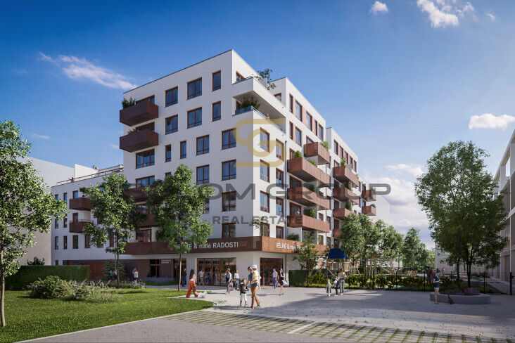 Prodej NOVÉHO bytu 1+kk/Balkon, 30 m² + parkovací stání, Dolní Měcholupy, novostavba