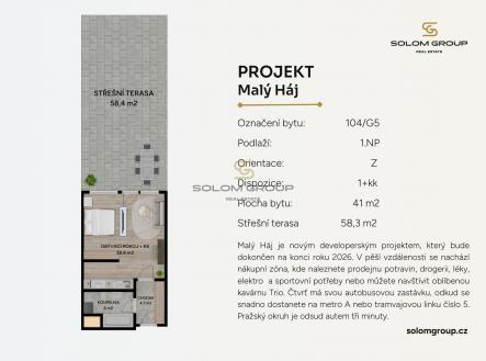 Prodej bytu, 2+kk, 99 m²