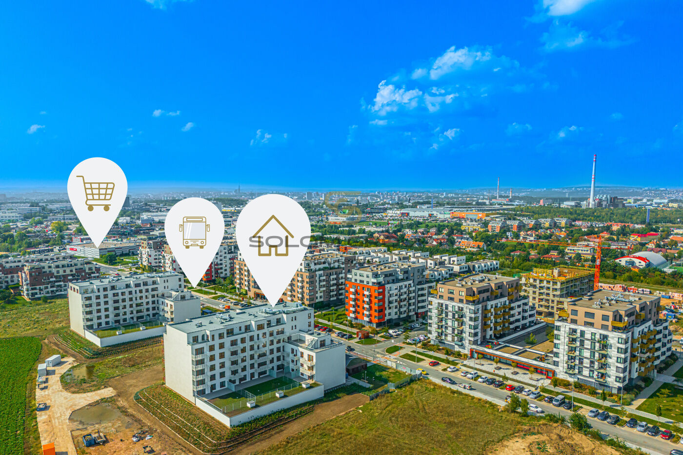 Prodej bytu 2+kk/B, 62 m2, Praha 10 - Dolní Měcholupy, Kardausova, novostavba, GS