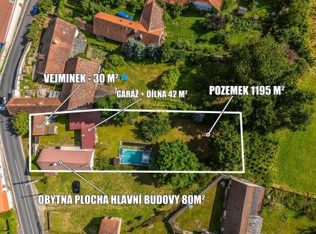 Prodej - chata/rekreační objekt, 152 m²