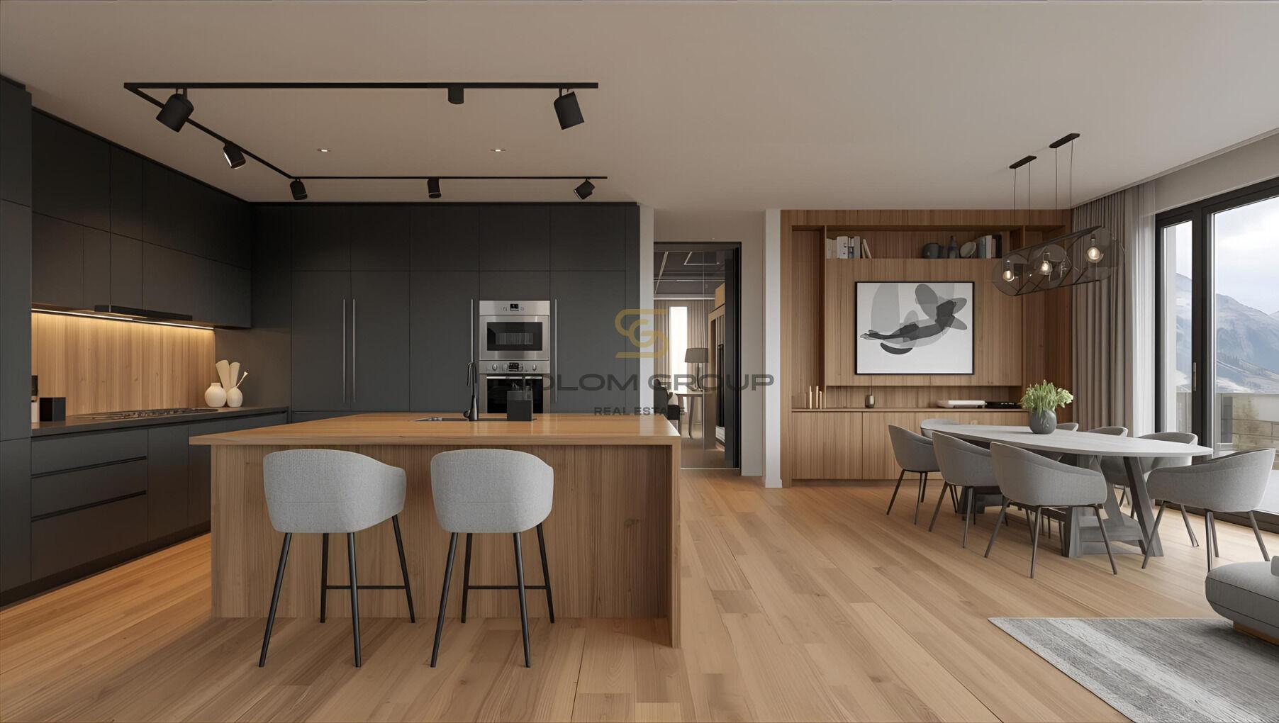 Prodej horského apartmánu 4+kk/Lodžie,106 m², Harrachov, parkovací stání + sklep, OV, novostavba