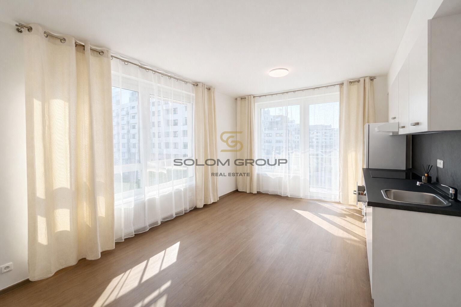 Pronájem NOVÉHO bytu 1+kk/Balkon, 47,3 m² + garážové stání + sklep, Dolní Měcholupy, ulice Honzíkova