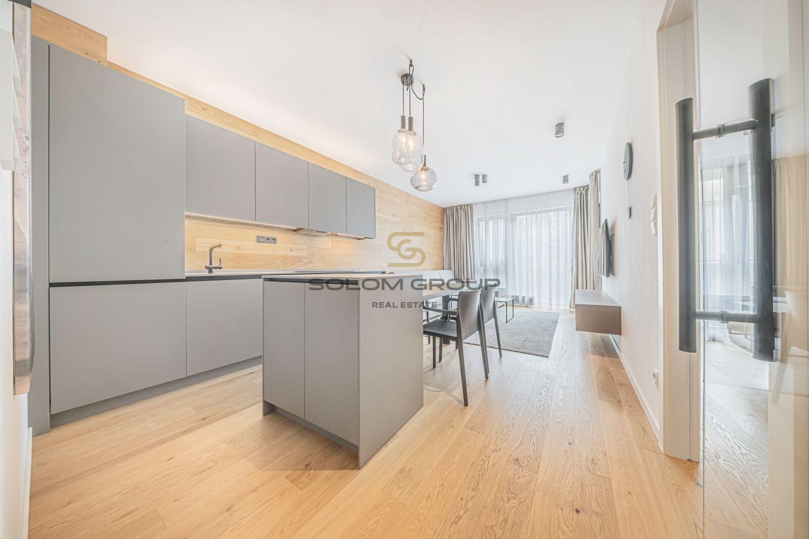 Pronájem bytu 2+kk, 61 m2, GS, Staropramenná, Praha 5 - Smíchov, novostavba