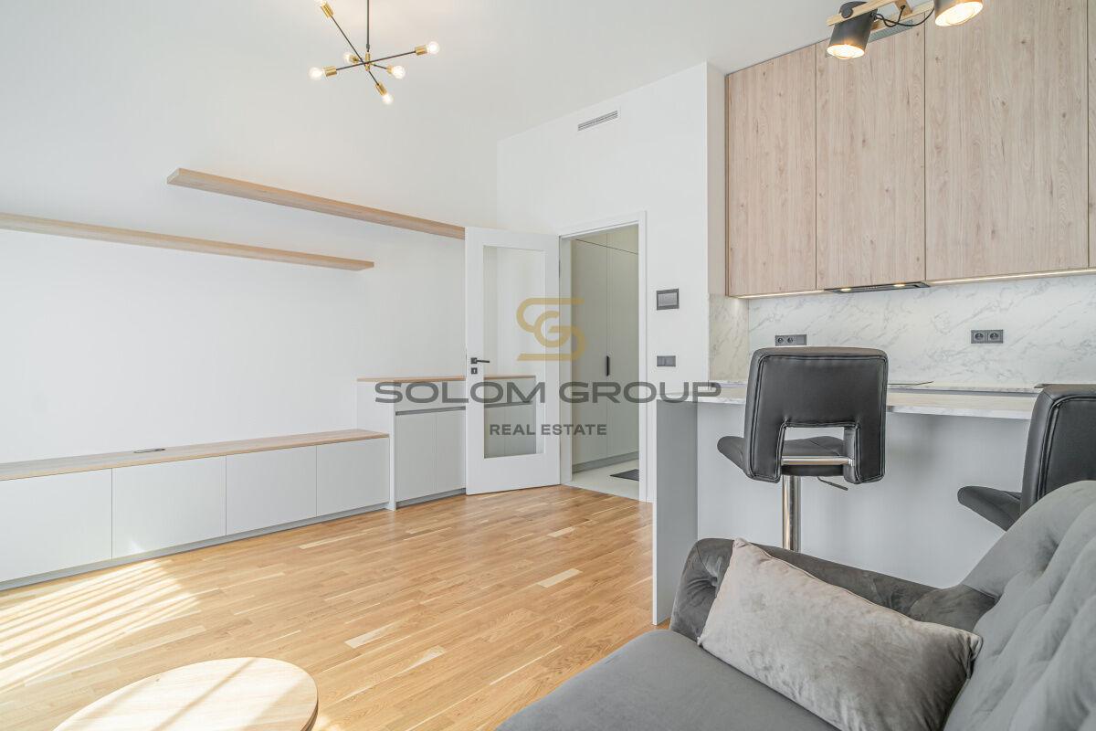 Pronájem 1kk, 30 m2, Praha 5 - Smíchov, Grafická, novostavba, zařízeno