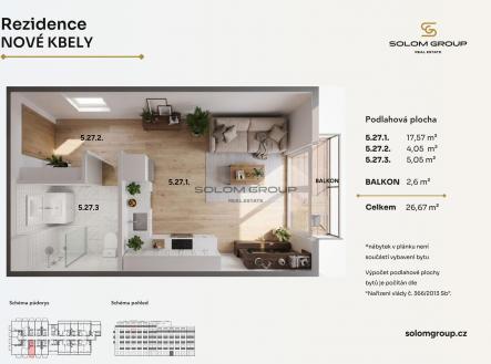 Prodej bytu, 1+kk, 30 m²