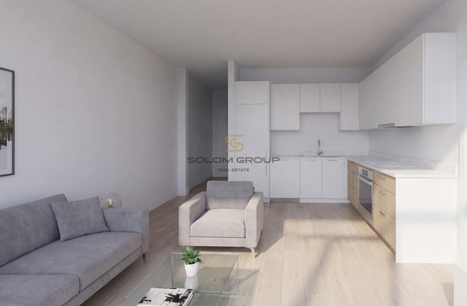 Prodej bytu 1+kk/Balkon, 29,12 m², garážové stání, sklep, DV, Praha - Kbely, novostavba