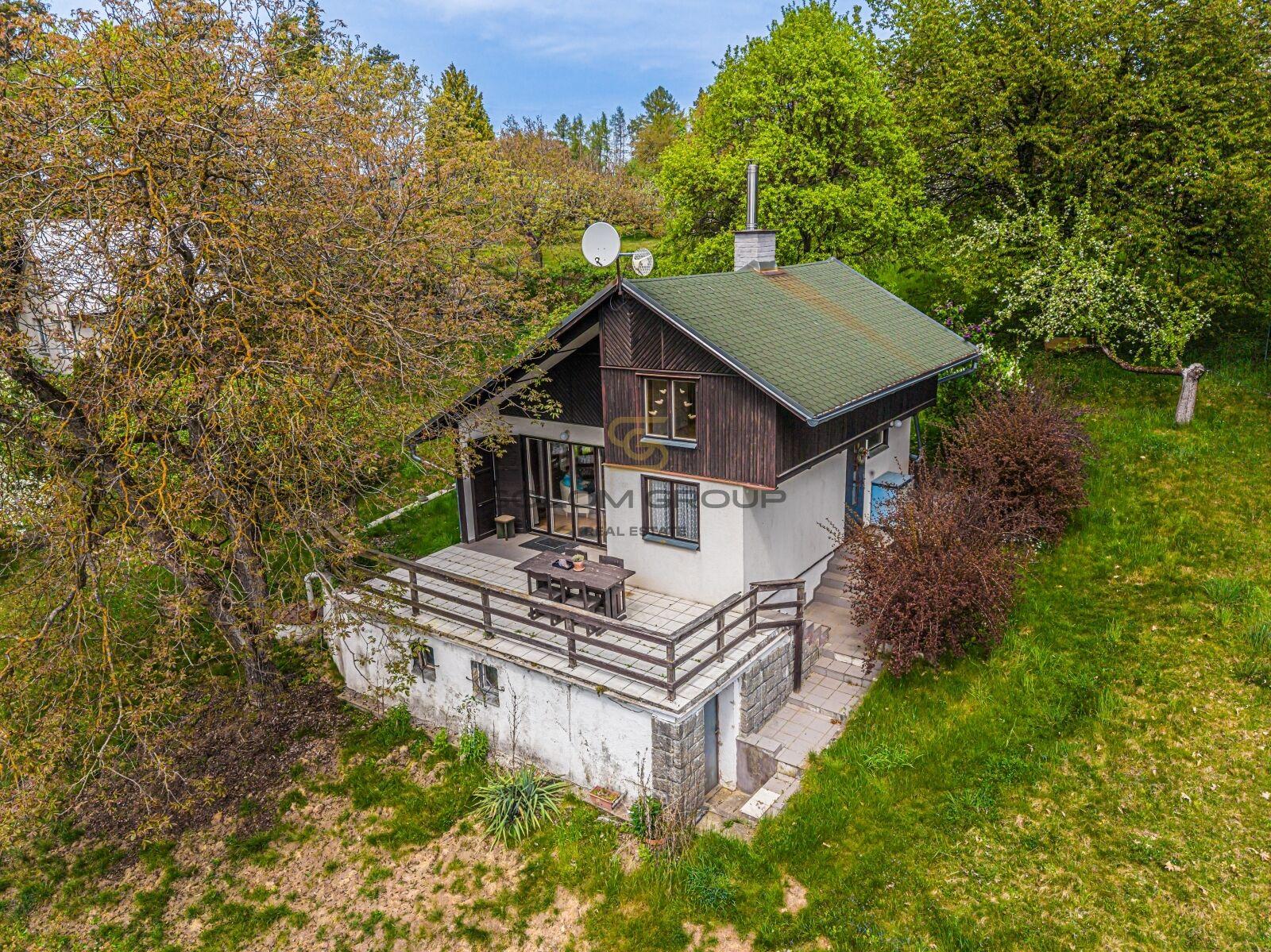 Prodej chaty, 4+kk s pozemkem1492 m², Ondřejov, Třemblat