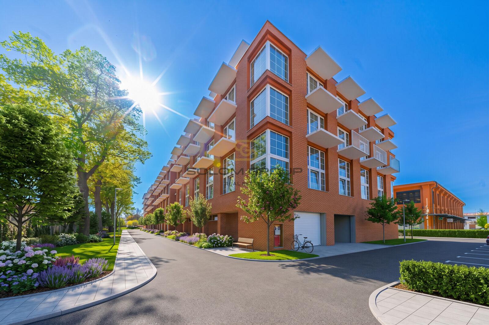 Prodej bytu 2+kk/2xBalkon, 60 m², garážové stání, sklep, DV, Praha - Kbely, novostavba