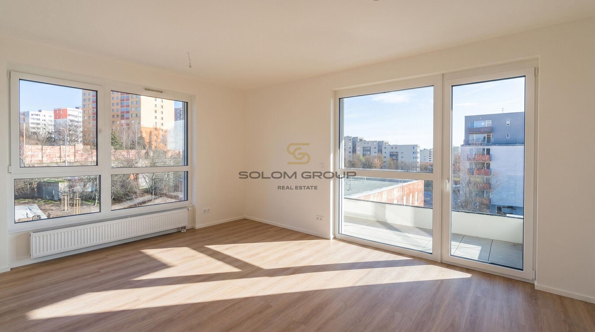 Prodej bytu 2+kk/B, 55,3 m², DV, Praha 14 - Černý Most ulice Arnošta Valenty, Novostavba