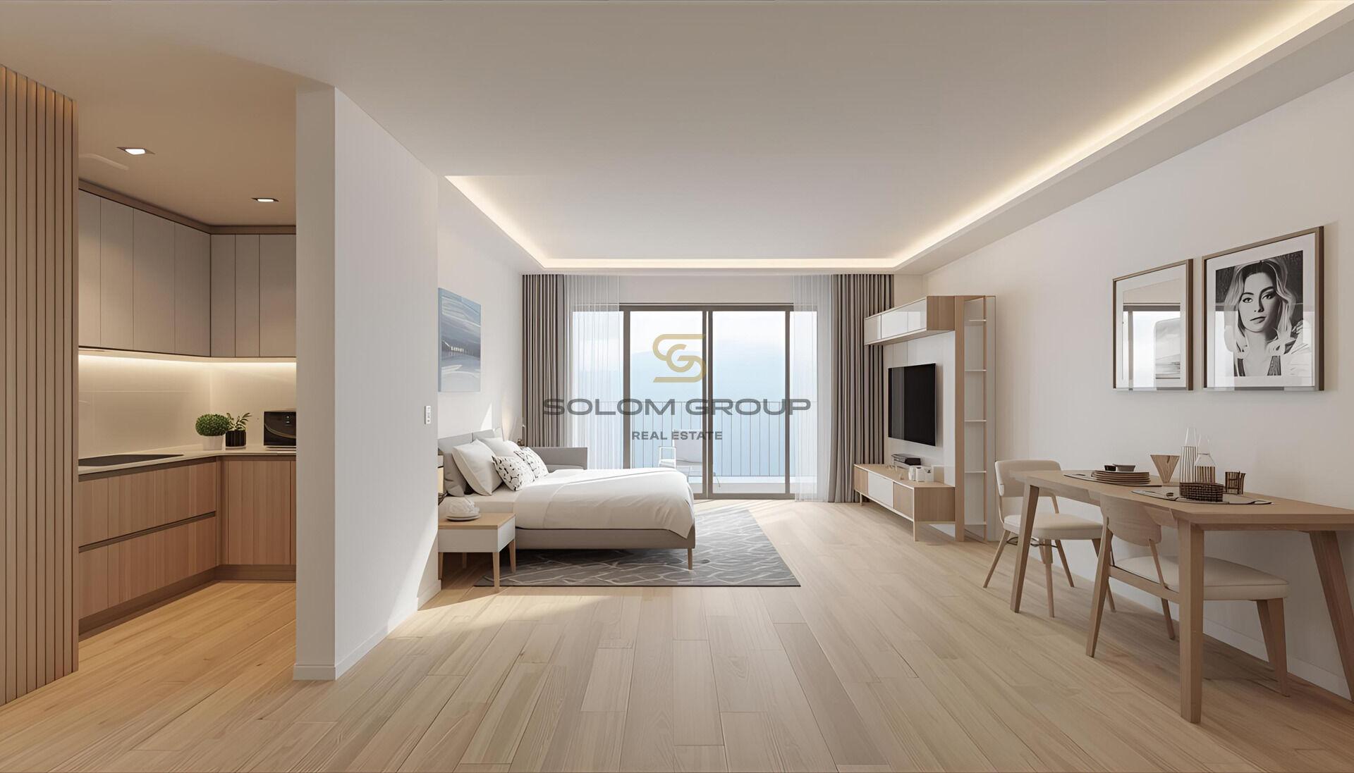 Prodej NOVÉHO bytu 1+kk/Balkon, 37,3 m² + parkovací stání, sklep, Britská Čtvrť, DV, novostavba