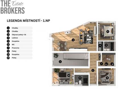 Prodej, byt 5kk, novostavba, Praha, Hostivař | Prodej bytu, 5+kk, 107 m²