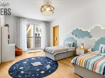 vizualizace-detsky-pokoj-2.jpg | Prodej bytu, 3+kk, 100 m²