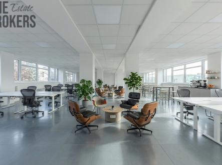 vizualizace kanceláře Průběžná | Pronájem - kanceláře, 375 m²