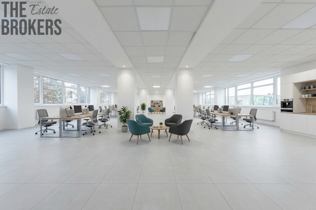 vizualizace kanceláře Průběžná