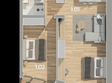 992-2.png | Prodej bytu, 2+kk, 76 m²