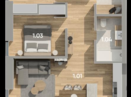 992-3.png | Prodej bytu, 3+kk, 77 m²