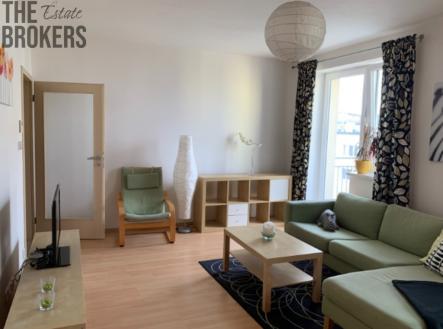 Obývací pokoj | Pronájem bytu, 2+kk, 61 m²