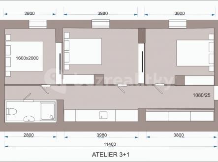 4 | Prodej bytu, 3+1, 57 m²