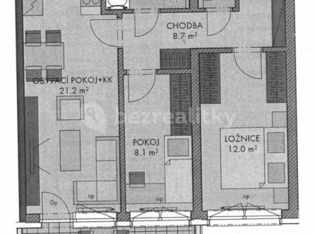 2 | Prodej bytu, 3+kk, 60 m²