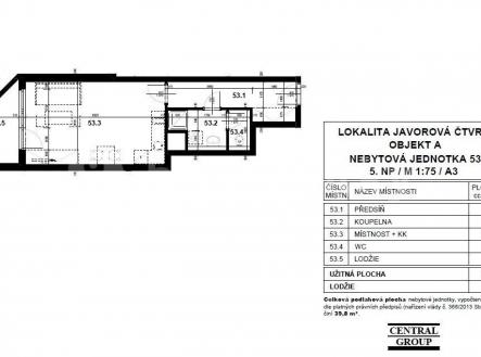 2 | Prodej bytu, 1+kk, 43 m²