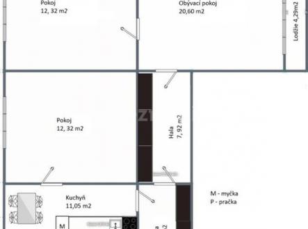 1 | Prodej bytu, 3+1, 82 m²