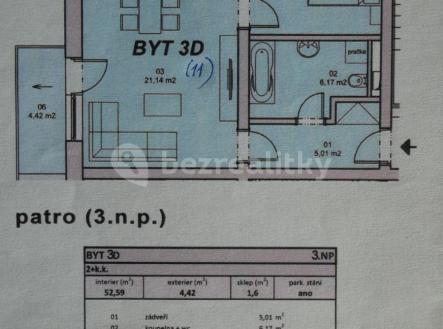 3 | Prodej bytu, 2+kk, 58 m²