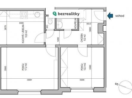 1770332005-rwvnfjtgjg-pudorys | Prodej bytu, 2+1, 53 m²
