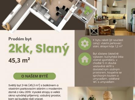 Prodej bytu, 2+kk, 45 m²