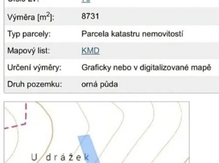 Prodej - pozemek, zemědělská půda, 17 436 m²