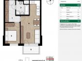 Prodej bytu, 2+kk, 44 m²