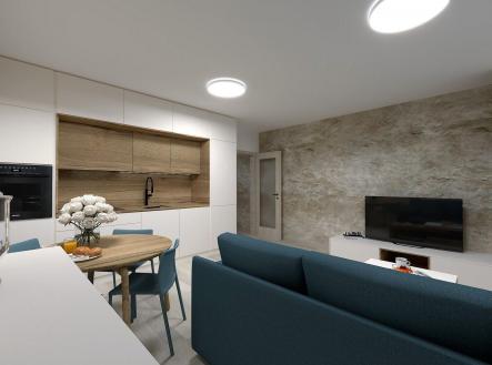 Pronájem bytu, 1+kk, 35 m² obrázek