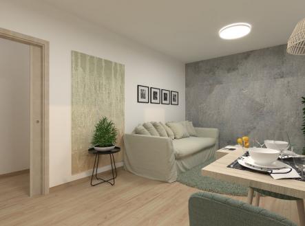 Pronájem bytu, 2+kk, 53 m²