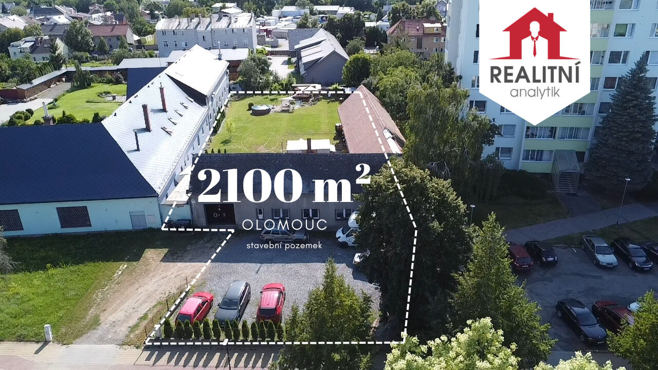 Stavební pozemek Olomouc 2100m²