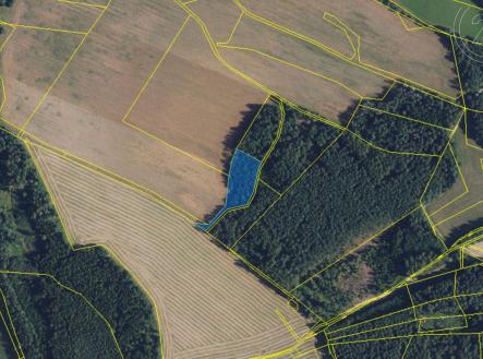 . | Prodej - pozemek, les, 3 661 m²
