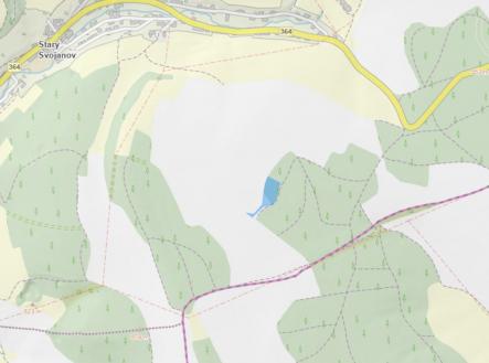 . | Prodej - pozemek, les, 3 661 m²