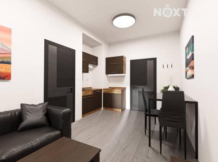 Prodej bytu, 2+kk, 42 m²