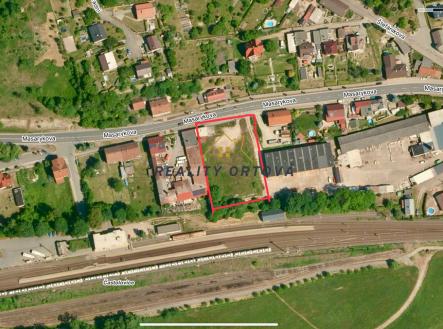 Letecký pohled | Prodej - obchodní prostor, 122 m²
